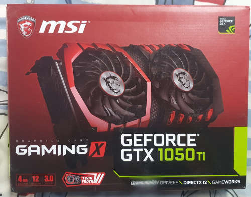 GeForce GTX 1050 Ti GAMING X 4G