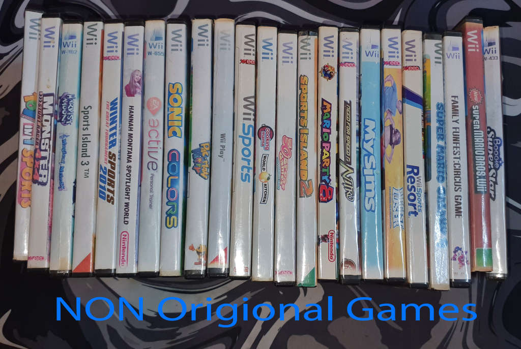 Nintendo Wii + controler + Motion plus + hd cables + Super Paper Mario + Modded + extras