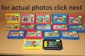 14 TV game Cartriges (Family computer Famiclone NES 8-bit)