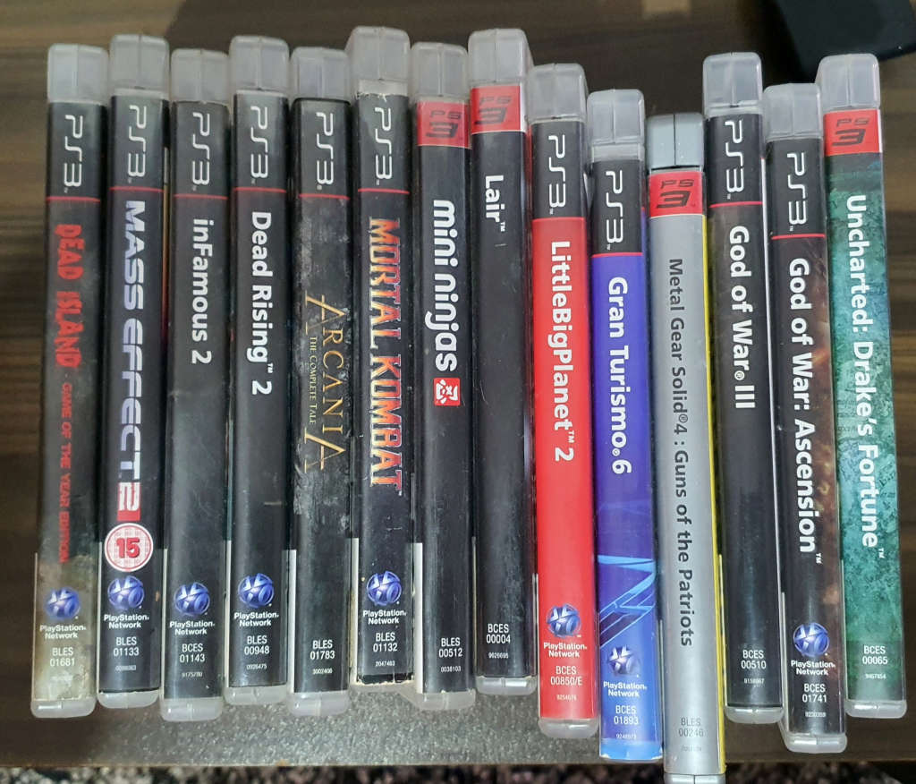PS3 games 15 total