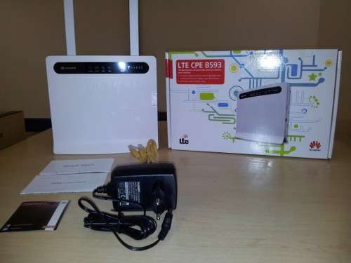 Huawei B593 4G  LTE modem and router- connect up to  32 wireless devices