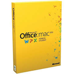 Microsoft Office 2011 For Mac - Home & Student Edition 1 user- brand new&sealed
