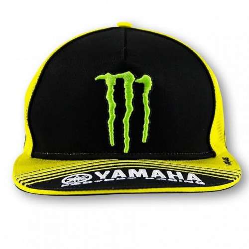 Valentino Rossi VR46 Sponsor Flat Peak Cap - Yellow