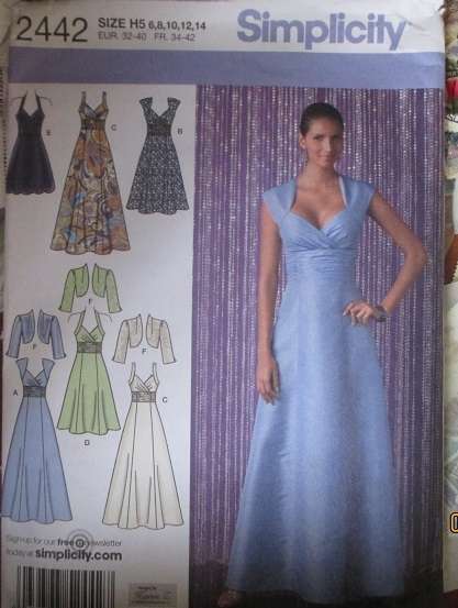 SIMPLICITY PATTERN 2442 SIZE 6-14