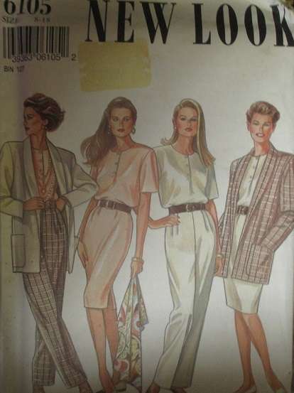 NEW LOOK PATTERN 6105 SIZE 8-18