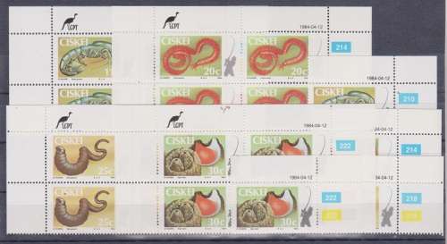 CISKEI 1984 FISHBAIT CB AND SINGLES UMM SET