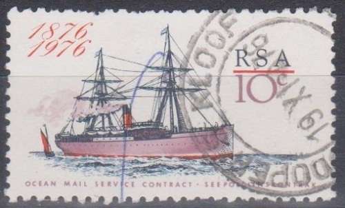 RSA 1976 CENTENARY OCEAN MAIL SACC 411 USED