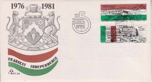TRANSKEI FDC 1981 INDEPENDENCE 5YRS