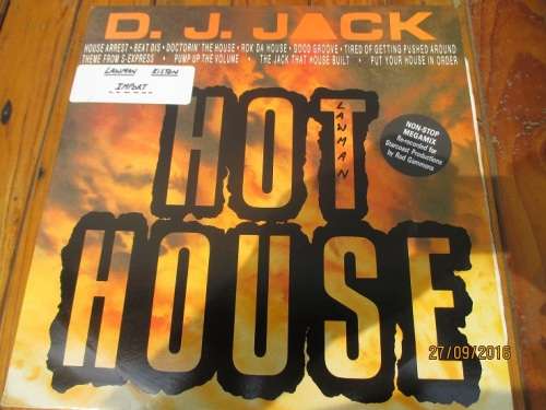 D.J. JACK -- HOT HOUSE -- MEGAMIX -- MAXI LP