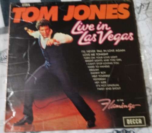 Tom Jones Live In Los Vegas Vinyl/LP