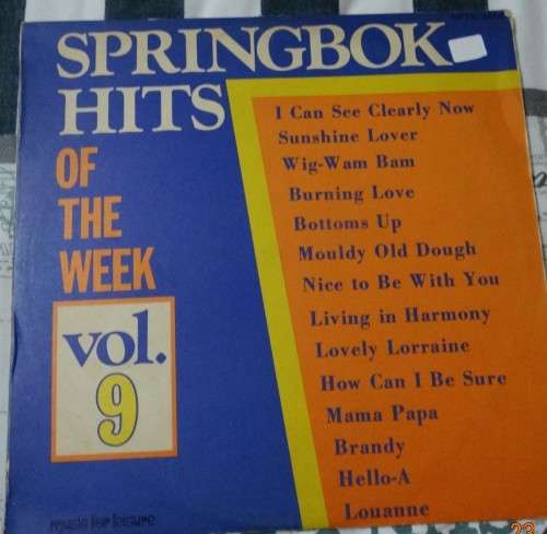 Springbok Hits Of The Week Vol.9 Vinyl/LP