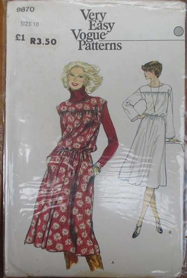 VOGUE PATTERN 9870 SIZE 10