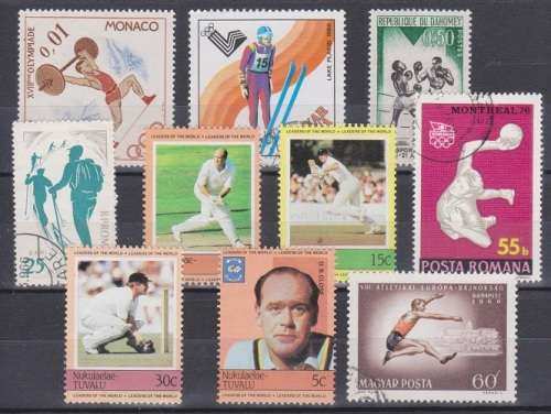 THEMATIC SPORT BID PER STAMP TO TAKE ALL CARD EXCLUDED.