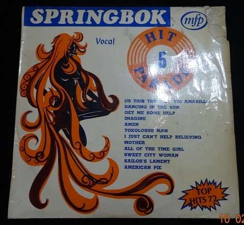Springbok Hit Parade 5 Vinyl/LP