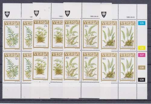 VENDA 1985 FERNS CB SET UMM SACC 117-120