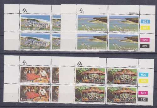 TRANSKEI 1983 WILD COAST CB SET UMM SACC 121-124