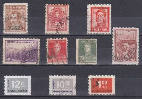 ARGENTINA SELECTION BID PER STAMP TO TAKE ALL CARD EXCLUDED