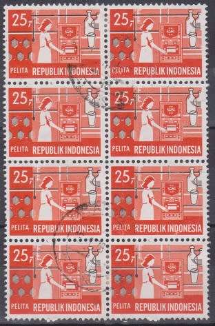 INDONESIA 1969 Five-year Development Plan BLOCK