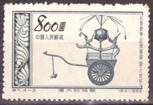 CHINA  1953 Great Motherland - Old Measuring Instruments MM