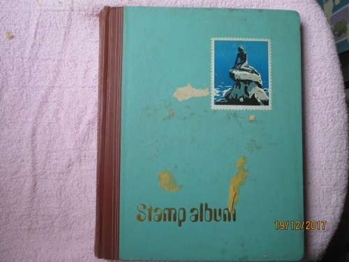 A4 STAMP ALBUM FULL MIXED WORLD FOR SORTING