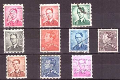 BELGIUM SELECTION BID PER STAMP TO TAKE ALL CARD EXCLUDED