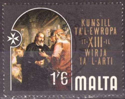 MALTA  1970 The 13th Council of Europe Art Exhibition USED
