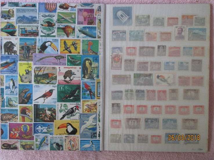 CLEAN A4 STOCKBOOK FULL OF MIXED WORLD STAMPS