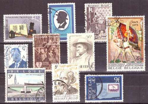 BELGIUM SELECTION BID PER STAMP TO TAKE ALL CARD EXCLUDED