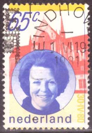 NETHERLANDS 1981 Queen Beatrix UNH CV R4