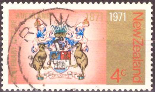 NEW ZEALAND  1971 The 100th Anniversary of Cities UNH CV R4