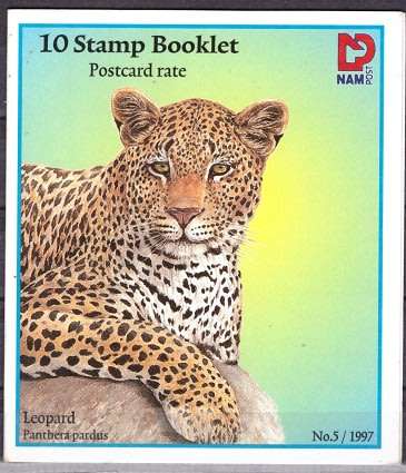 NAMIBIA 1997 STANDARD AIRMAIL POSTCARD RATE COMPLETE NO.8 SACC 225 CV R170