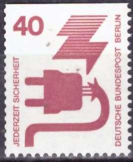 BERLIN 1971 Information about Accidents UMM CV R81 SG B401B PERF 3 SIDES