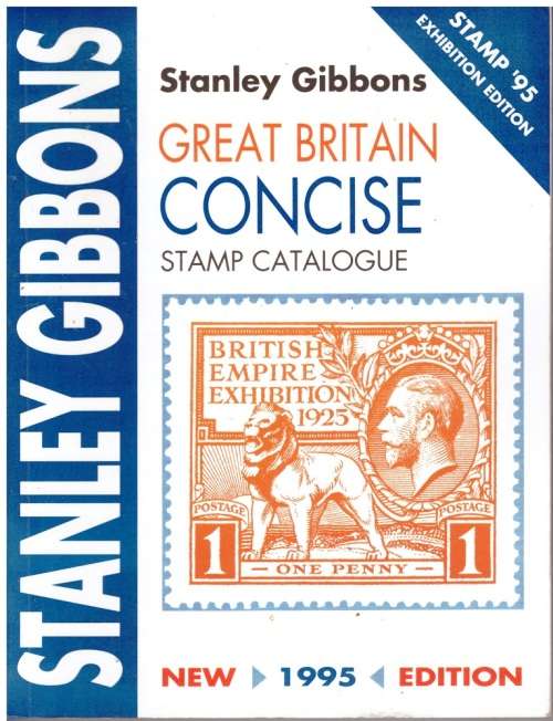 1995 STANLEY GIBBONS GREAT BRITAIN CONCISE STAMP CATALOGUE PRE OWNED