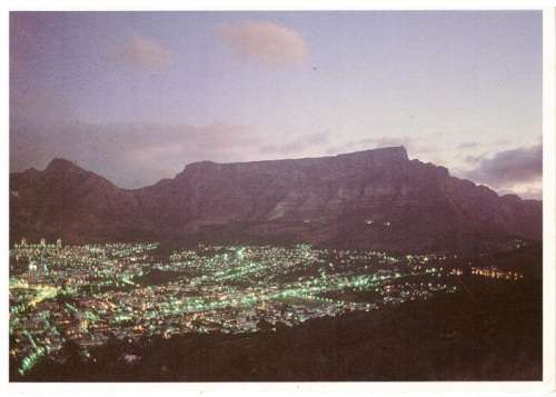 OLD UNUSED POST CARD CAPE TOWN