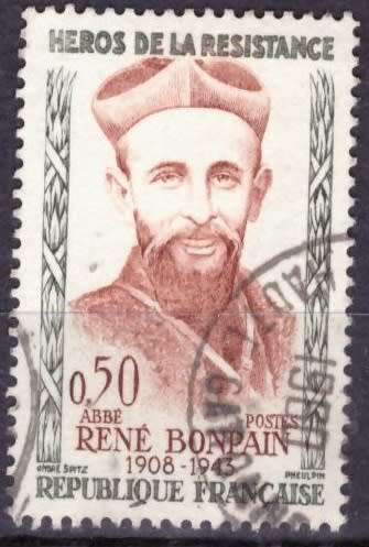 FRANCE 1960 Heroes of the Resistance 4 UNH CV R62.50