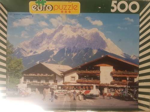 EURO PUZZLE 500 PIECE 2 PIECES MISSING GREAT BUILD
