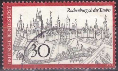 GERMANY 1969 Rothenburg ob der Tauber ULH CV R10 SG1503