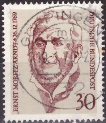 GERMANY 1969 The 200th Anniversary of the Birth of Ernst Moritz Arndt ULH CV R10 SG1511