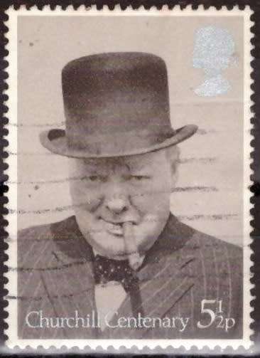 GB 1974 Sir Winston Spencer Churchill ULH CV R3.30 SG 963