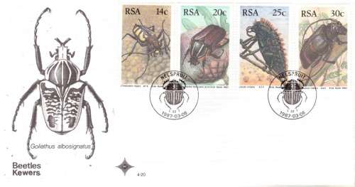RSA FDC 1987 Beetles