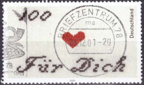 GERMANY 2000 Greeting Stamp ULH CV R31.50 SG 2982