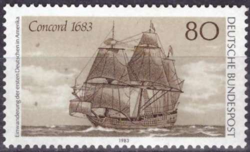 GERMANY 1983 The 300th Anniversary of the First Immigrant`s in America UMM CV R57.70 SG 2030