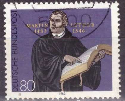 GERMANY 1983 The 500th Anniversary of the Birth of Martin Luther ULH CV R16.80 SG 2043