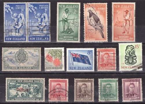 UNCHECKED NEW ZEALAND SELECTION BID PER STAMP TO TAKE ALL CARD EXCLUDED