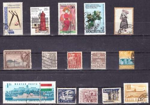 UNCHECKED WORLD SELECTION BID PER STAMP TO TAKE ALL CARD EXCLUDED