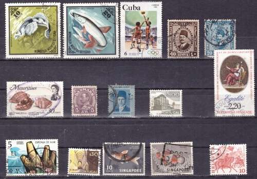 UNCHECKED WORLD SELECTION BID PER STAMP TO TAKE ALL CARD EXCLUDED