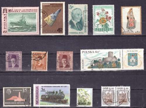 UNCHECKED WORLD SELECTION BID PER STAMP TO TAKE ALL CARD EXCLUDED