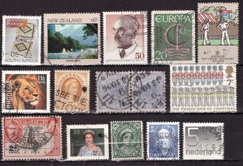 UNCHECKED WORLD SELECTION BID PER STAMP TO TAKE ALL CARD EXCLUDED