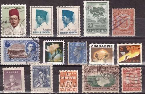 UNCHECKED WORLD SELECTION BID PER STAMP TO TAKE ALL CARD EXCLUDED