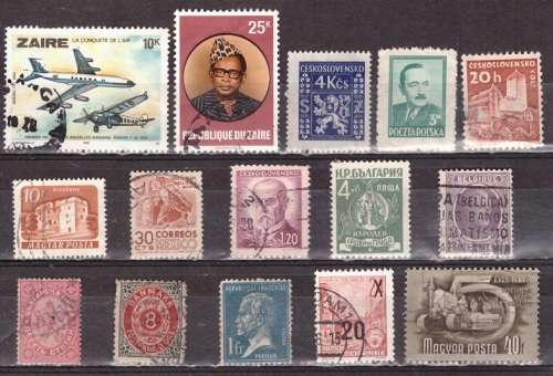 UNCHECKED WORLD SELECTION BID PER STAMP TO TAKE ALL CARD EXCLUDED